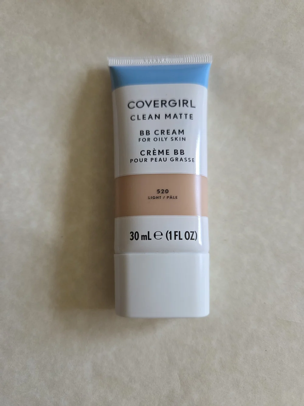 COVERGIRL Clean Matte BB Cream for Oily Skin - Light 520, 1 fl oz, Oil-Free NEW